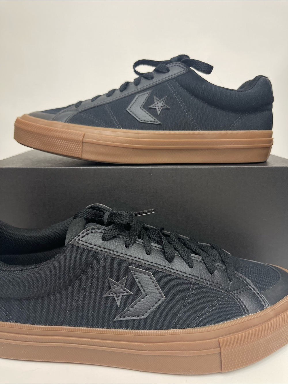 Converse Sport Casual Ox Black Gum Men's 9 New